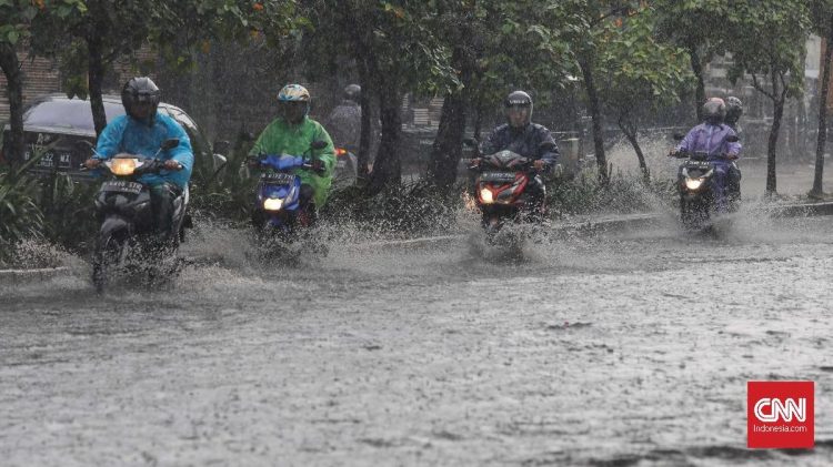 Prediksi Hujan di Mayoritas Wilayah RI Hari Ini Menurut BMKG