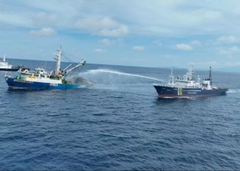 KKP Tangkap Kapal Asing Pemburu Ikan Besar di Laut Papua