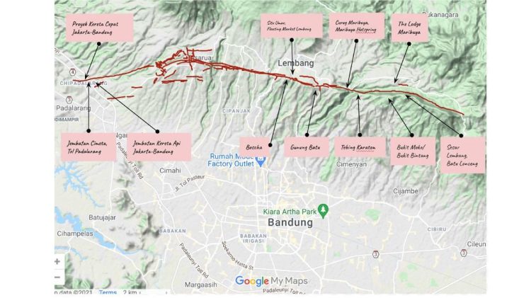 Kondisi Sesar Lembang Saat Ini yang Menakutkan