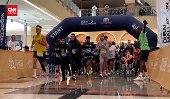 Lomba Lari di Mall Dubai Hadapi Cuaca Ekstrem