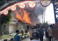 Asrama Polsek Serpong Terbakar Dalam Keadaan Kosong