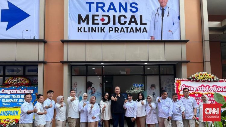 Resmikan Klinik Trans Medical di Bekasi oleh Chairul Tanjung