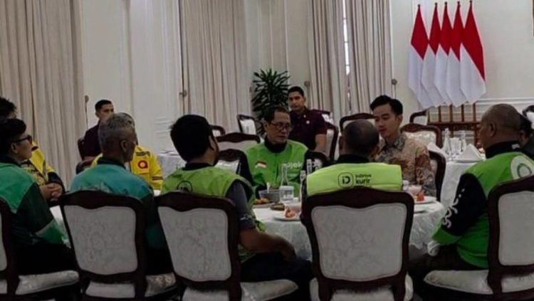 Mitra Grab Temui Wapres Gibran Saat Aksi Demo di DPR