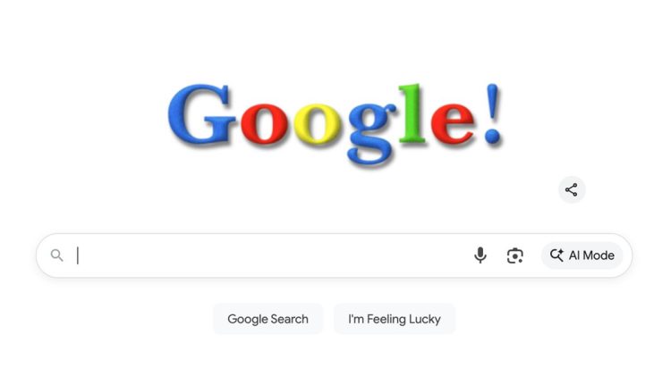 Rayakan HUT ke-27, Doodle Tampilkan Logo Lama Google
