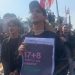 Influencer Andovi Demo di Depan DPR Menyampaikan Tuntutan Rakyat 17+8