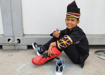 Kata-kata Anak Pacu Jalur Setelah Menerima Sepatu Marquez di Mandalika