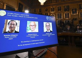 Penemuan Kerangka Logam Organik Bawa Tiga Ilmuwan Raih Nobel Kimia 2025