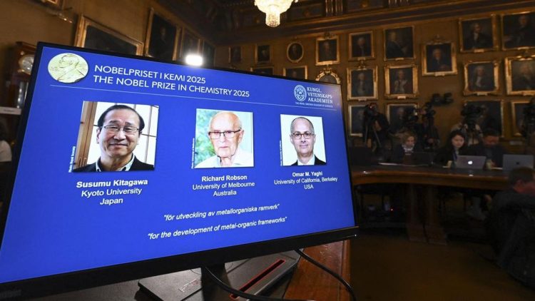 Penemuan Kerangka Logam Organik Bawa Tiga Ilmuwan Raih Nobel Kimia 2025