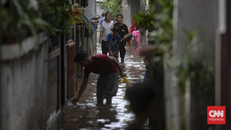 33 Lokasi Banjir di Jakarta pada Jumat Pagi Ini