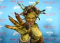 Heidi Klum Menjadi Medusa dengan Separuh Badan Ular