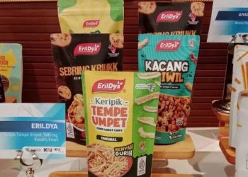 BRI Sukses Bantu UMKM Erildya Cemilan Family Naik Kelas