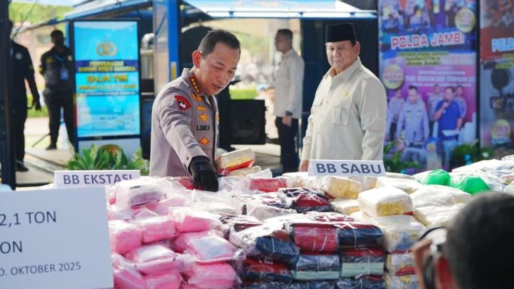 Polri Sita 590 Ton Narkoba Sepanjang Tahun 2025