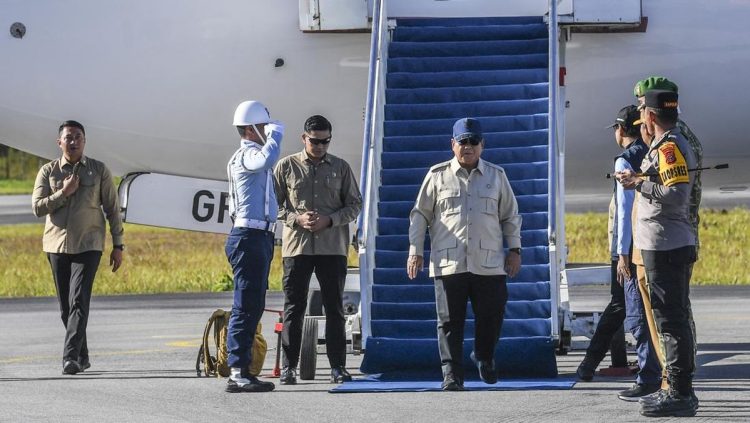 Prabowo Tiba di Aceh dan Melanjutkan Perjalanan Menuju Bireuen