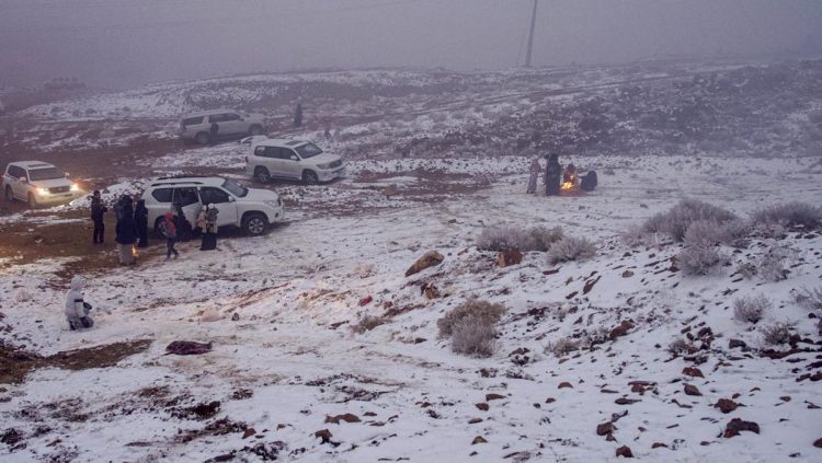 Analisis Ahli Mengenai Salju di Arab Saudi