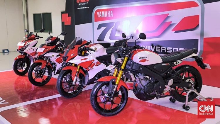 4 Motor dengan Livery Spesial untuk Merayakan Ulang Tahun Yamaha Ke-70