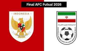 Indonesia melawan Iran di Final AFC Futsal 2026