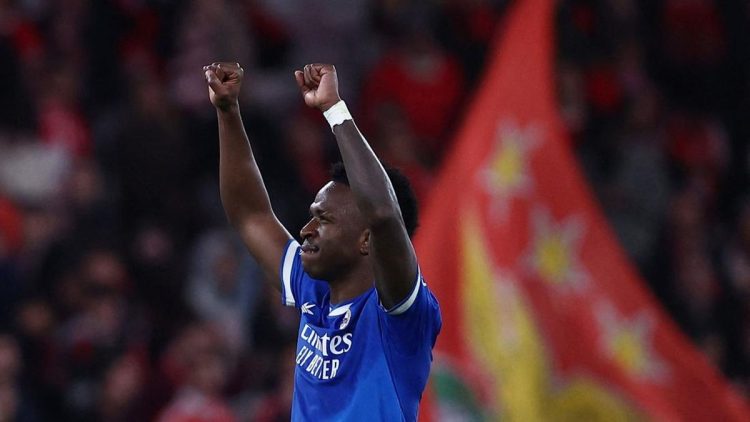 Kata-kata Vinicius Setelah Diduga Diejek Monyet oleh Pemain Benfica